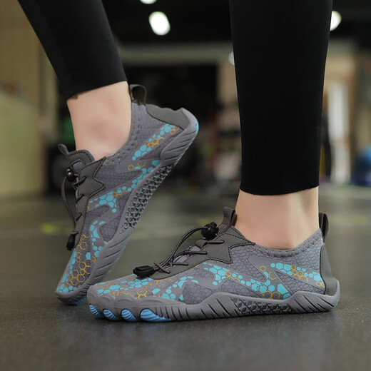 2025 summer breathable sports outdoor wading and river tracing shoes hiking beach men and women leisure fitness yoga swimming shoes ZQ668 Moonlight 36