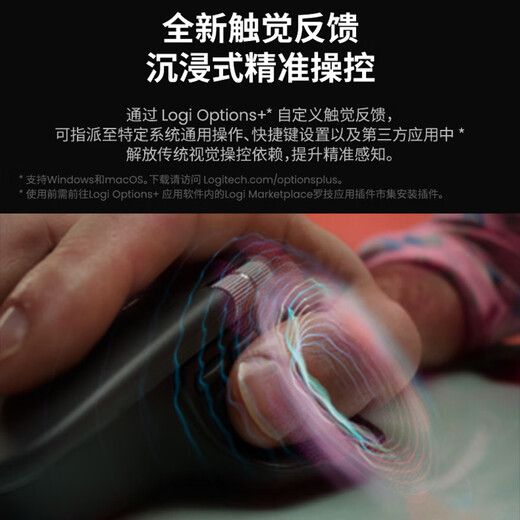 Logitech Master Series MX Master 4 Souris Bluetooth sans fil haute performance Souris de bureau Souris silencieuse améliorée Gris clair avec récepteur sans fil