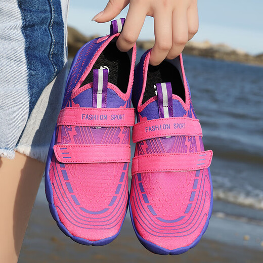 River tracing shoes for men and women in summer new non-slip fitness yoga mesh breathable quick-drying outdoor hiking and wading shoes 101 Gray Moon Orange 45