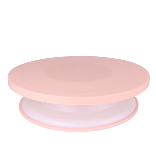 RSRDDY cake turntable cream decorating table home-made cake chiffon cake base rotatable birthday baking tool Nordic pink