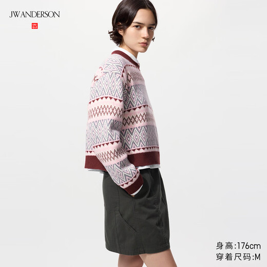 UNIQLO cooperation model/women's mini skirt/25 autumn and winter new style 479768 08 dark gray M