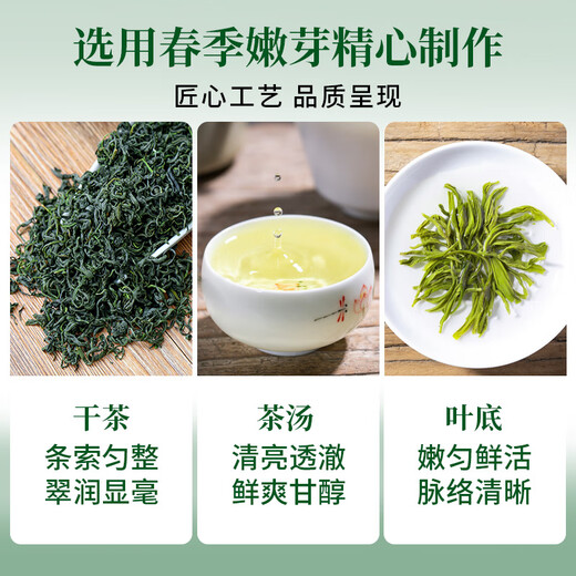 Impression Hall Tea 2025 New Tea Green Tea Special Yunwu Green Tea Strong Flavor Bag 500g Drink it yourself
