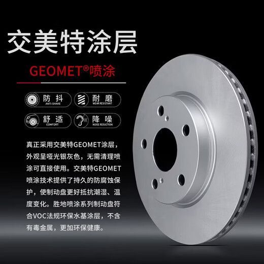 Scenic glossy brake disc rear brake disc YH12189