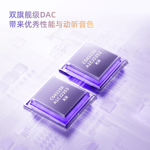 EPZ TP55 first delivery back clip decoder amp lossless HIFI fever portable 3.5/4.4 Android Apple audio decoder small tail supports tuning 3.5 microphone TP55 Rizhao Purple SF Express delivers in seconds