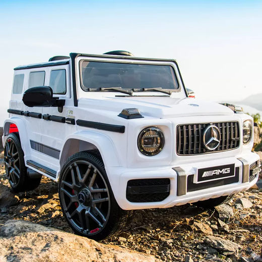 Leweipu Mercedes-Benz authorized children's electric car toy car can sit on four wheels with remote control for boys and girls, baby birthday gift