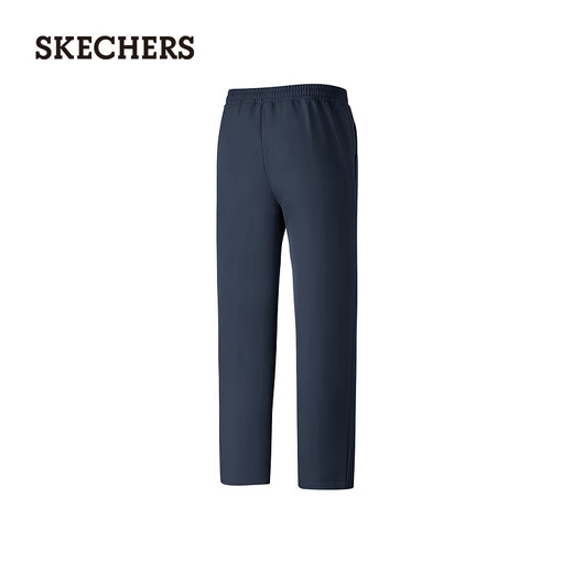 斯凯奇（Skechers）新年礼物男士加绒闪穿裤2.0冬季新品梭织防泼长裤直筒裤P425M247