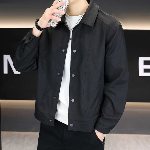 Baleno S&K series high-end jacket men's autumn new windproof casual top men's trendy workwear lapel jacket men's green L