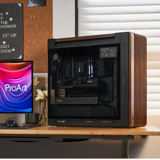 ASUS Ultra 9 285K/RTX5090/RTX5080 graphics workstation AI computing 3D rendering video creation studio designer dedicated desktop assembly host configuration three 285K+96G+2TB+4TB mechanical