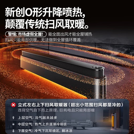 Ruiwu AI floor heating villa-level power-saving version baseboard heater electric heater electric heater heater electric heater household graphene whole house heater large area