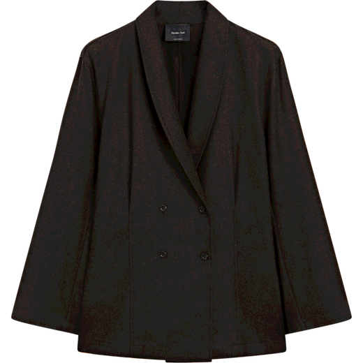 Massimo Dutti Discount Upgrade 2026 Women's Simple Commuting Style High Intelligence Double-breasted Blazer 06040713 Chocolate XS (34) (CN 165/80A)
