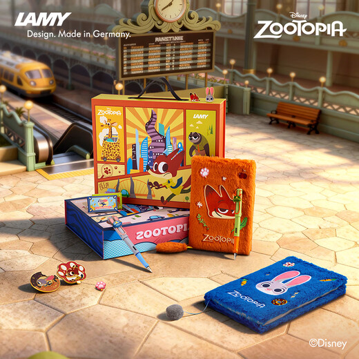 LAMY pen gift box Zootopia IP joint model Judy limited ink pen set student stationery fashion office birthday gift EF tip