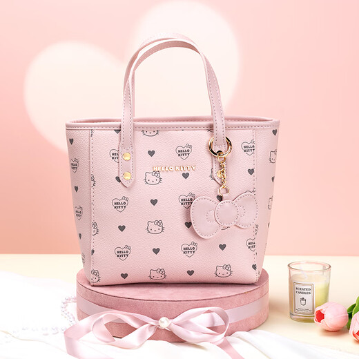 麦斯卡（Mesuca）X hello kitty女包 包包女包通勤斜挎包包菜篮子包 生日礼物女生