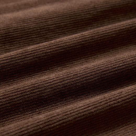 Westlink Westlink retro corduroy shirt for women winter new plaid corner pocket design loose and slim jacket brown M