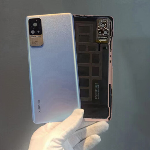 Suitable for Xiaomi CIVI original disassembled back cover, civi1s glass back case, battery cover, mobile phone back case exterior, civi1S bang bang powder with frame, original disassembled 95 new