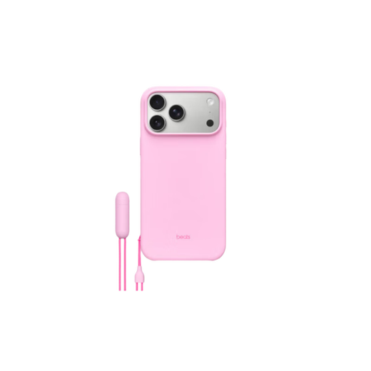 90% new beats iPhone 17 Pro Max stand case (supports MagSafe and camera control) - Pebble Pink