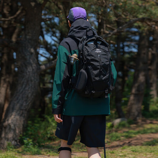 Nanmu Xiong Outdoor Mountaineering Bag Men's Travel Lightweight Hiking Backpack Women's Large Capacity Versatile Travel Backpack Black