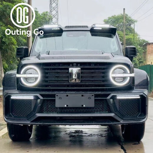 Litian Tank 300 Mars Kit City Edition Center Net Modified Glass Transparent Cover Wide Body Surrounding Front and Rear Bars and Wheel Eyebrows Mars City Kit