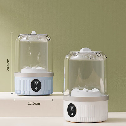 Xiaomi Baby Washing Machine Fully Automatic Sock Washing Mini Mini Laundry Cup Underwear Small Portable Sock Washing Machine Xiaomi White Mini+ Eight-dimensional Pulsator Washing Top with Powerful Brushless Motor
