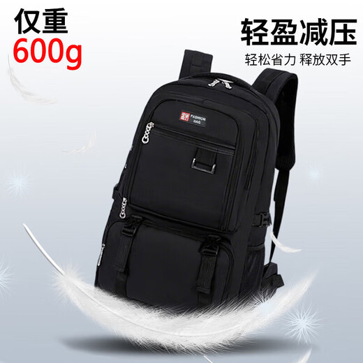 Pull back large capacity backpack men's travel bag outdoor mountaineering travel business trip computer backpack part-time luggage school bag