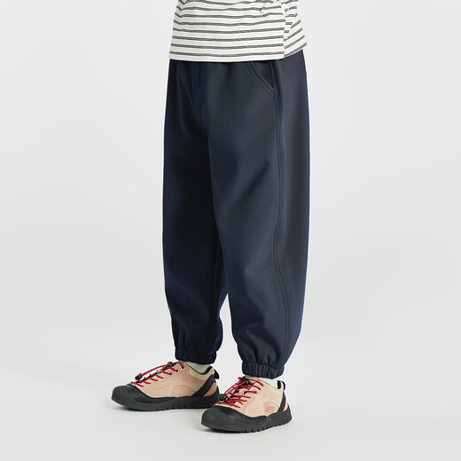 Duojia three-proof ski pants boys' fleece pants winter sports casual pants children's outdoor warm soft shell pants