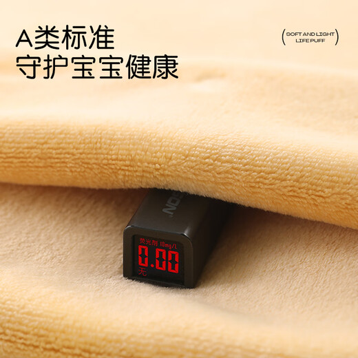 Huli German children's blanket newborn baby quilt primary school students lunch nap blanket kindergarten nap air-conditioned blanket four seasons Monet yellow-Hello Duck 75cm*100cm