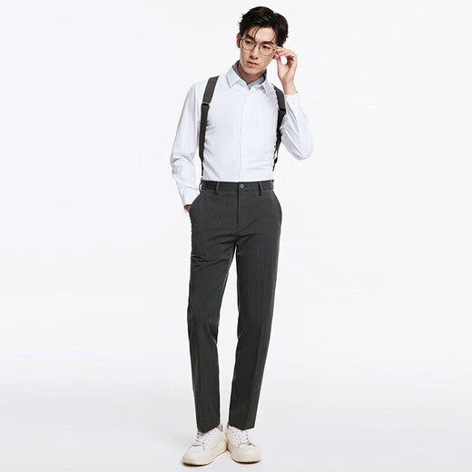 Jiumuwang men's formal long-sleeved shirts, three-proof, no-iron, worry-free shirts, autumn and winter easy-care business shirts for men