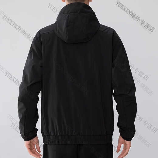 阿迪达斯 （adidas）加绒外套男装2023秋季新款运动服男士宽松防风夹克H38399 H13799 S 120-135斤