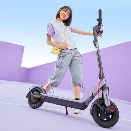Ninebot electric scooter E3 purple adult two-wheel mobility folding portable smart shock absorber anti-slip stable new third generation scooter