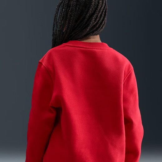 Nike (NIKE) big children's fleece sweatshirt winter new knitted boys and girls NIKE CLUB FLEECE HQ0975