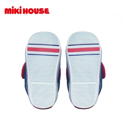 MIKIHOUSE toddler shoes for boys and girls, classic LOGO toddler shoes, infant and toddler sneakers, wear-resistant, non-slip, multi-color, stable period 14, second section (suitable for feet 13.5cm long)