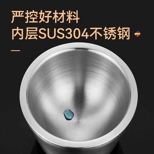 304 stainless steel garlic pounder for crushing peanuts and peppers, household hand hammer, lemon mortar, medicine jar, thickening grinder, 10cm straight garlic pounder, all-steel hammer head