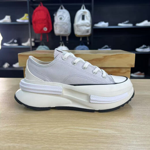 Converse Converse Run Star New Dick-Soled-Sandwich und Frauen Paare, die den off-weißen Low-Top-Leinwandschuhen/A12590C Off-White Low-Top/A12590C 38,5 (240 mm) erhöht haben