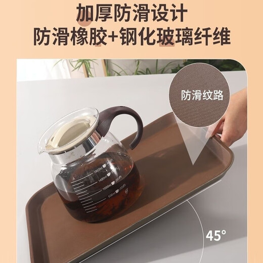 Vnash dining tray, round tray, water cup, serving tray, fruit tray, breakfast tray, storage tray, living room snack tray