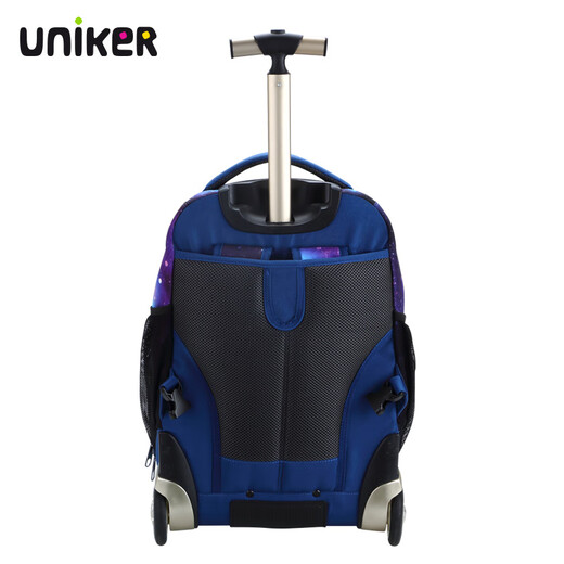 Uniker Trolley Schoolbag Женская средняя школа рюкзак мужской корейский стиль мода Тренд Транс путешествия Большой способность багажная сумка BBK 11137A