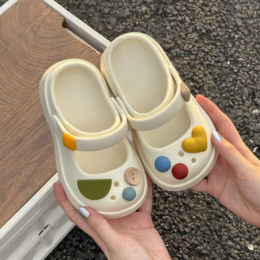 Princess Rabbit Girls Slippers Summer Girls 2025 New Princess Shoes Mary Jane Children's Crocs Girls Sandals Black 19 Inner Length cm