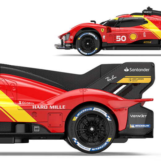 Rastar 1 24 Ferrari 499P electric remote control car Le Mans racing drift sports car model children's toy gift red