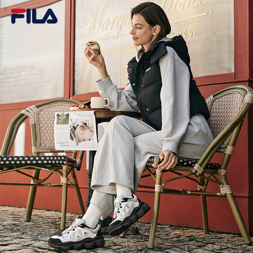 FILA FILA Pea Shoes Women's Shoes Dad Shoes Sports Shoes 2025 Winter Shoes Bread Casual Shoes