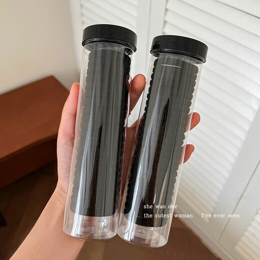 High elasticity, seamless hair tie, hair tie, hair tie, hair tie, women's hair tie, durable hair rope, hair tie, holster, rubber band, 20-piece set, black bag