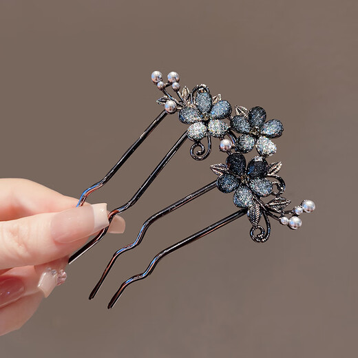 Chimera (CHIMERA) retro daily hair U-shaped hair comb high-end temperament flower hairpin hairpin girl birthday gift