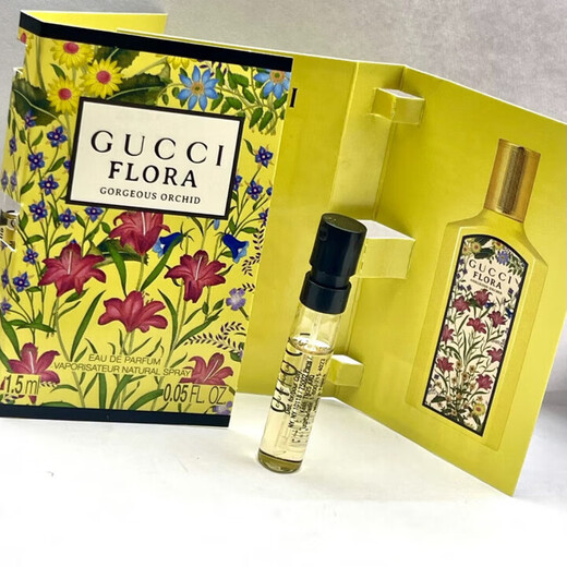 Gucci New Year's Day gift, lipstick and perfume gift box set for girlfriend, makeup set for wife's birthday gift, Velvet Mist 208+Gardenia 5ml+Vanilla Orchid 3ml