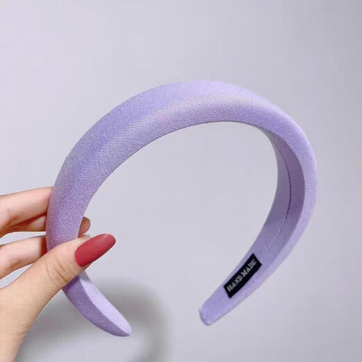 Celebrities' same style sponge headband, high skull headband, simple headband for women, hair bundle, fashionable headband, simple sponge headband, 1 dark coffee color TS36