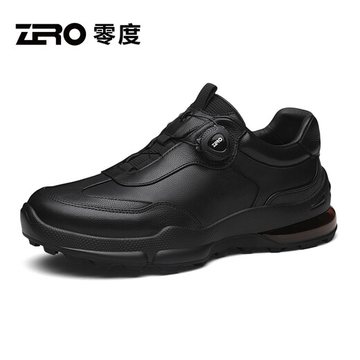 Zero air cushion sneakers men's shoes autumn and winter new business commuting cushioning waterproof lightweight outdoor leisure walking shoes black cushioning air cushion + convenient knob 42