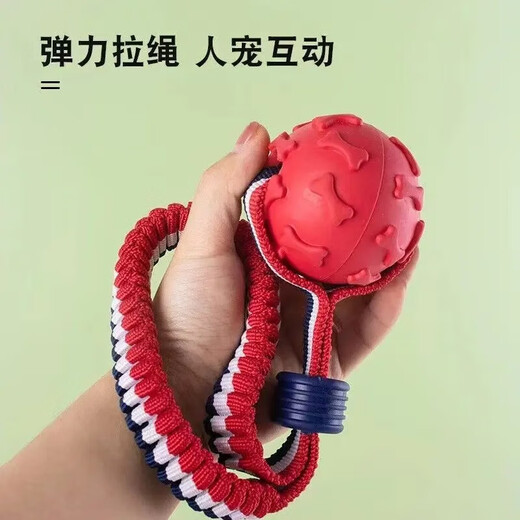 JD Express Dog Supplies, Teeth Resistant, Boredom Relief, Large Dog Training Ball, Pet Supplies, Pet Toy Ball-Rugby-Red-1 pc