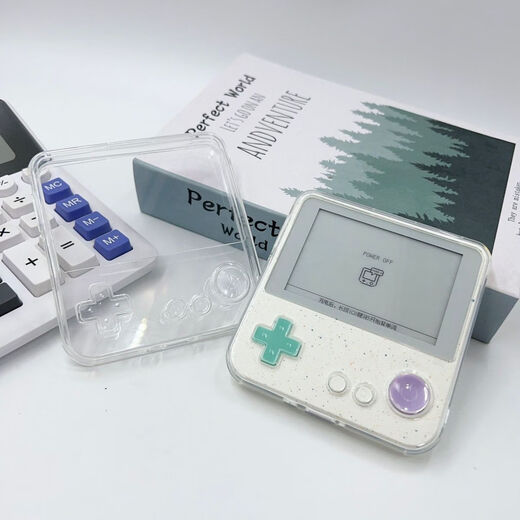 CLCEY is suitable for Baicizhan word machine protective case, transparent soft shell with lanyard hole, full-cover anti-scratch MAX protective case, 3.52-inch Baicizhan MAX transparent protective case + lanyard