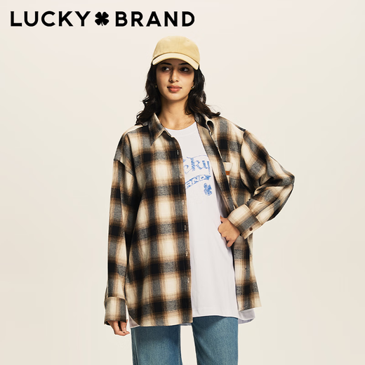 LUCKY BRAND chemise femme trèfle à quatre feuilles