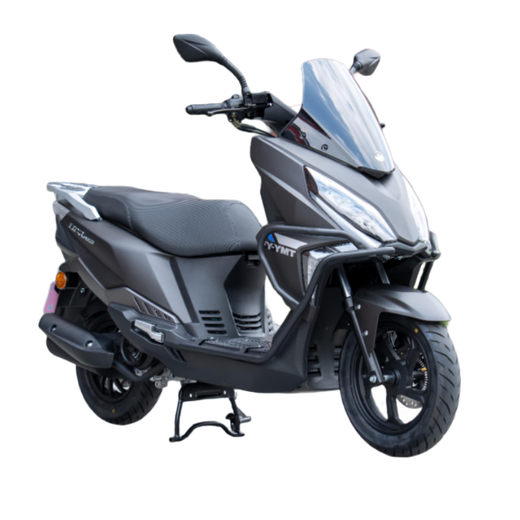 Flying Eagle UFR150MAX fuel scooter, fuel-saving, sporty, smart, long-range commuting, comes with guardrails in matte black