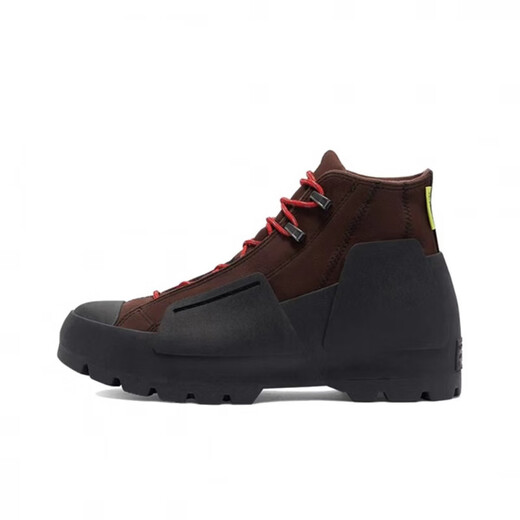 匡威（Converse）Gore-tex防水耐磨牛皮革机能风户外滑雪/登山鞋黑棕色169627C官方 黑棕 Kanye_姜涩琪同款169627C 35