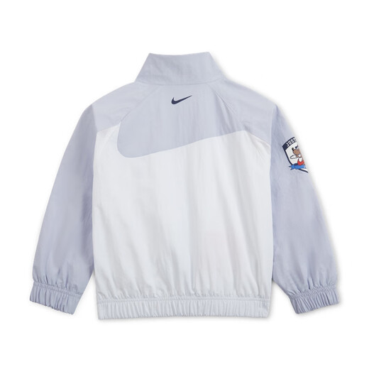 NIKE Toddler Light Raglan Jacket Boys and Girls Woven Round Neck Stacked Stand Collar Jacket NIKE IO6122