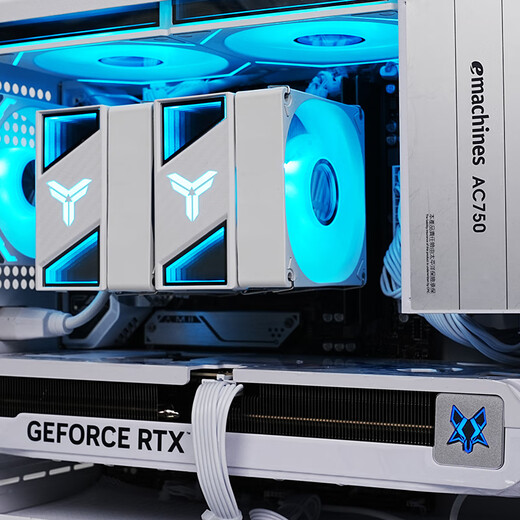 ASUS AMD Ryzen R5 9600X/RTX5070/RTX5060TI pure white high-end mini desktop assembly computer host e-sports live game rendering design DIY complete machine Configuration 6丨9600X丨RTX5060TI丨Ultimate Edition