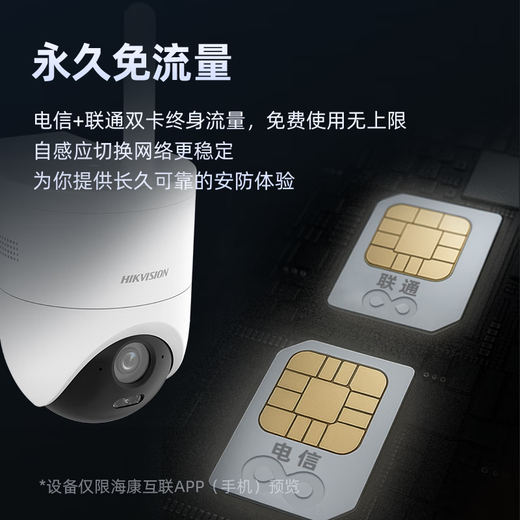 海康威视（HIKVISION）AOV太阳能监控摄像头360度全景带夜视 家户室外工地无网无电看护 防水球机4G免流高清夜视用鱼塘 【12天续航】新款单摄400万(0度以上地区可用) 爆款热卖【标配】